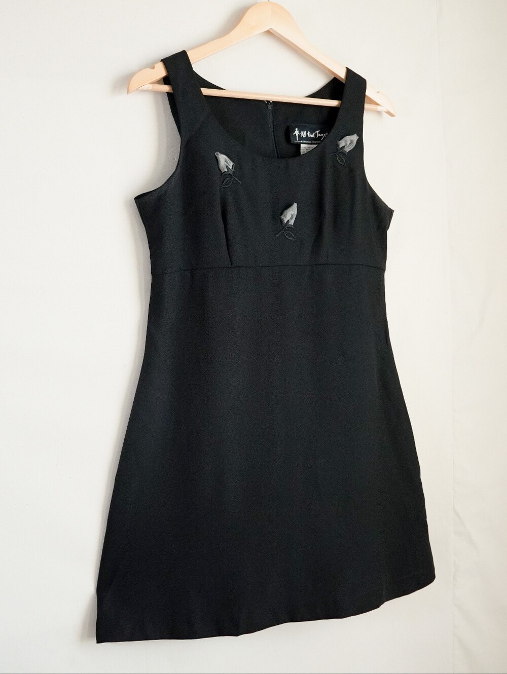 Vintage All That Jazz black mini dress